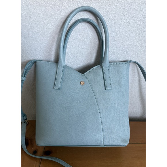 LC Lauren Conrad Tulip Mini Crossbody Bag Light Blue NWOT - Picture 5 of 10